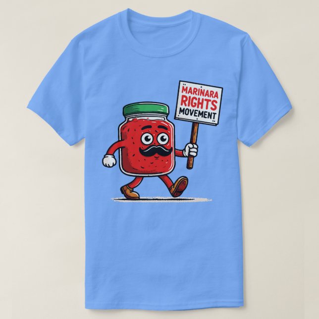 Marinara Rights Movement T-Shirt (Design Front)
