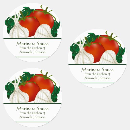 Marinara Sauce Ingredients Canning Food Label