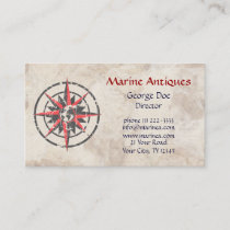 Marine Antiques Business Card