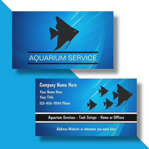 Marine Aquarium Business Cards