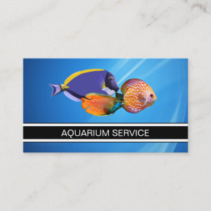 Marine Aquarium Tropical Fish Business Cards