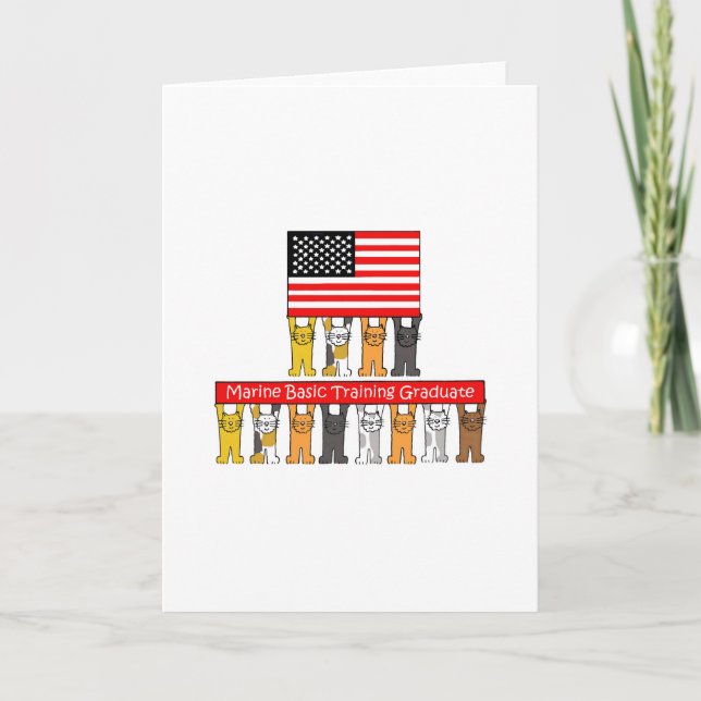 Marine Basic Training Graduate. Card (Front)