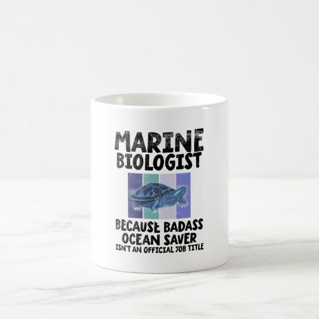 Marine Biologist Marine Biology Coffee Mug (Center)