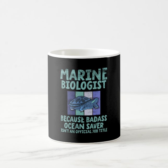 Marine Biologist Marine Biology Coffee Mug (Center)