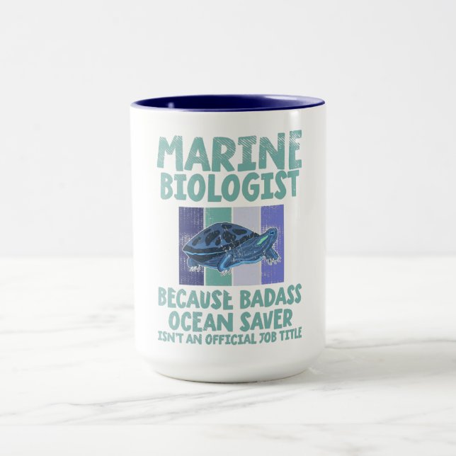 Marine Biologist Marine Biology Mug (Center)