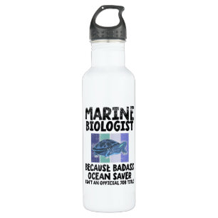 Marine Biologist Marine Biology Stainless Steel Water Bottle