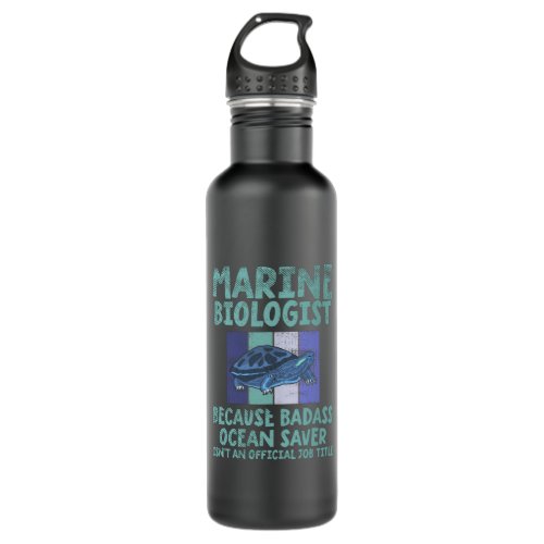 Marine Biologist Marine Biology Stainless Steel Water Bottle
