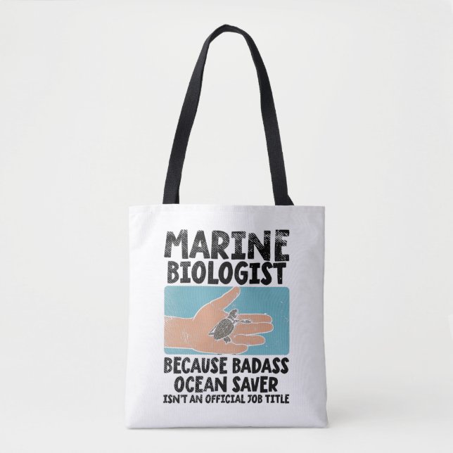 Marine Biologist Marine Biology Tote Bag (Front)