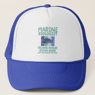 Marine Biologist Marine Biology Trucker Hat