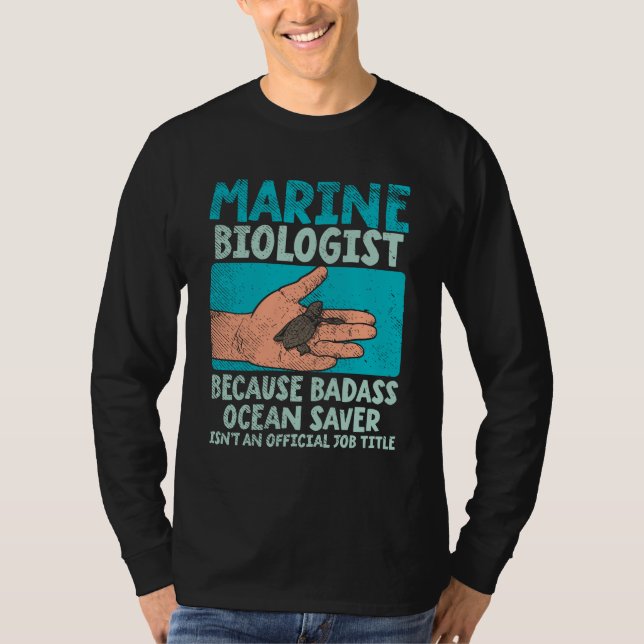 Marine Biologist T-Shirt (Front)