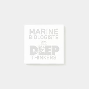 Marine Biologists Are Deep Thinkers Post-it Notes