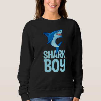 Marine Biology Shark Cute Shark Boy Sweatshirt