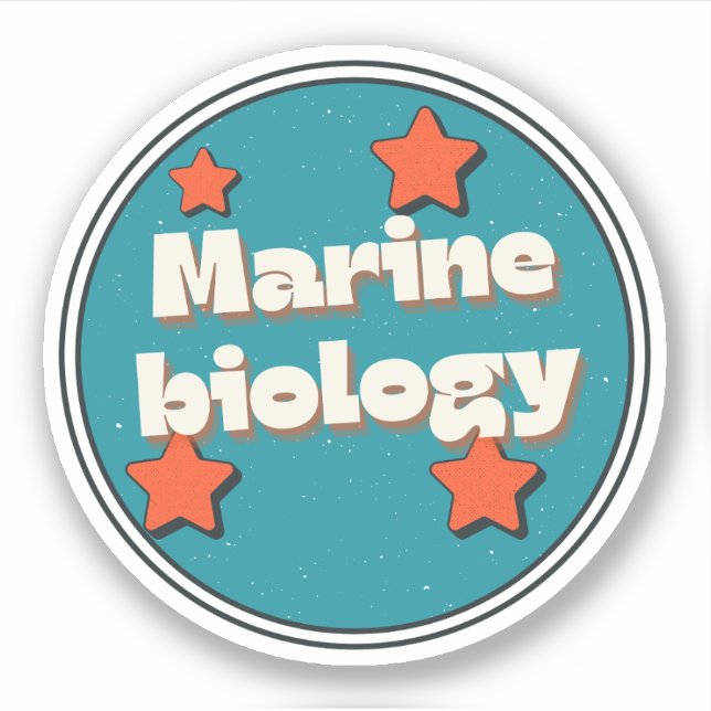 Marine Biology Sticker (Front)