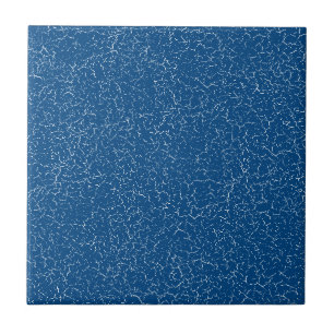 Marine Blue Crackle Glaze Solid Color Tile
