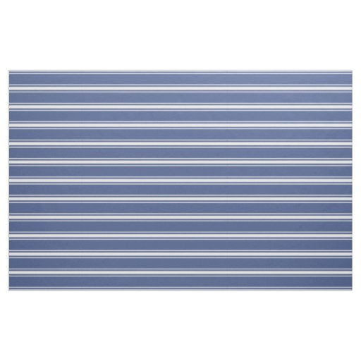 Marine Blue Stripes custom fabric