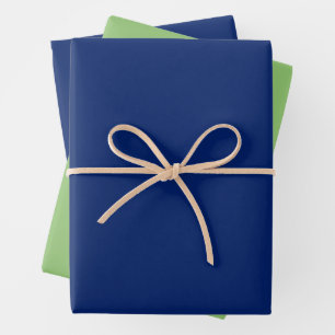 Marine Blue Wrapping Paper Sheets