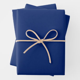 Marine Blue Wrapping Paper Sheets