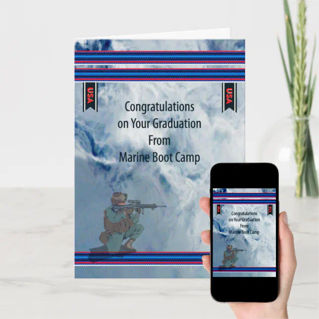 Marine Boot Camp Graduation Card Zazzle