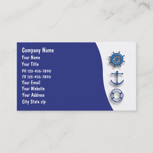 Marine Business Cards
