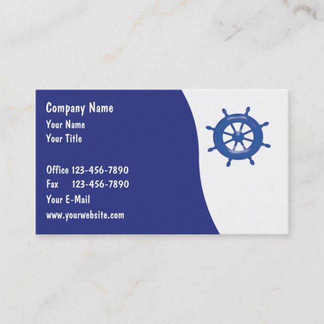 Marine Business Cards (Front)