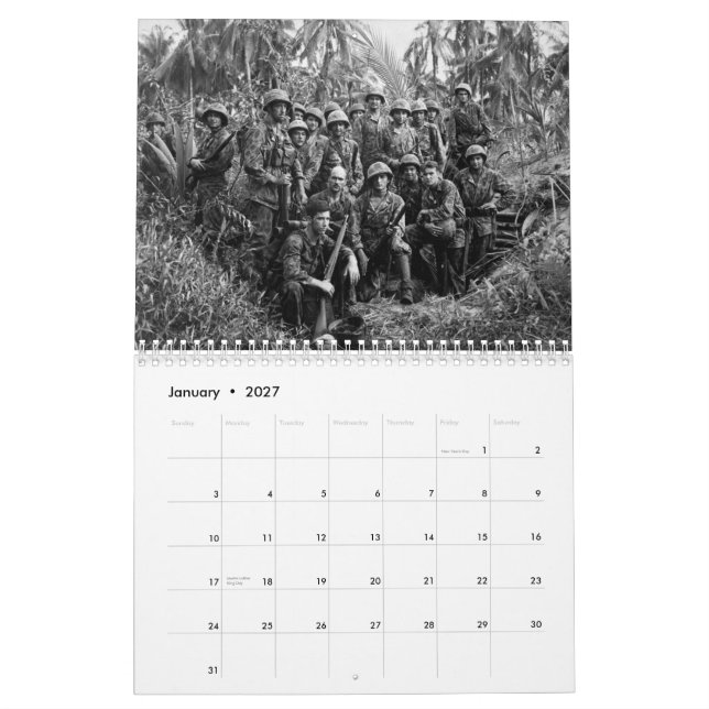 Marine Calendar (Jan 2027)