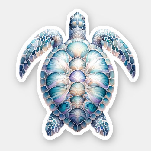 Marine Charm Stickers Sea Turtle