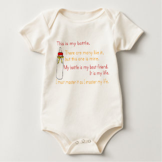 Marine Corps Bottle Creed Baby Bodysuit