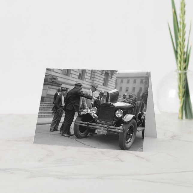 Marine Corps Car: 1926 Card (Front)