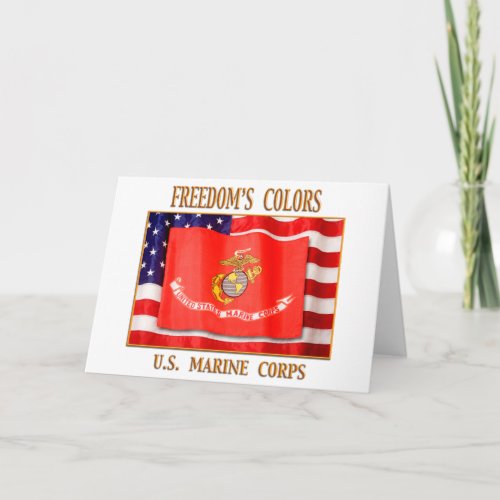 Marine Corps Greeting Card