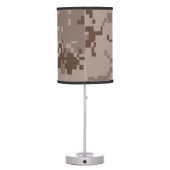 Marine Corps MARPAT Desert Camouflage Table Lamp (Back)
