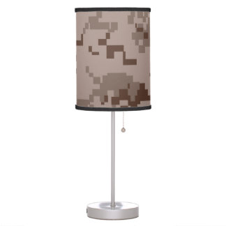 Marine Corps MARPAT Desert Camouflage Table Lamp