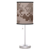 Marine Corps MARPAT Desert Camouflage Table Lamp (Right)