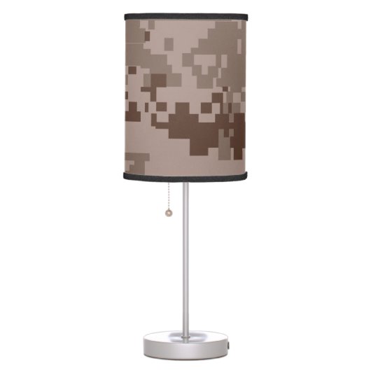 Marine Corps MARPAT Desert Camouflage Table Lamp (Right)