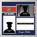Marine Corps Photo Display Poster at Zazzle