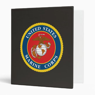 Marine Corps 3 Ring Binders | Zazzle