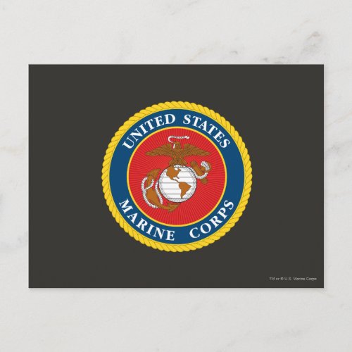 Marine Corps Seal 1 Postcard