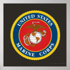 Marine Corps Seal 1 Poster | Zazzle