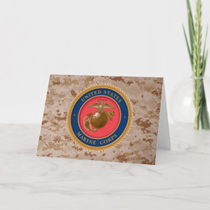 Marine Corps Seal 2 Card