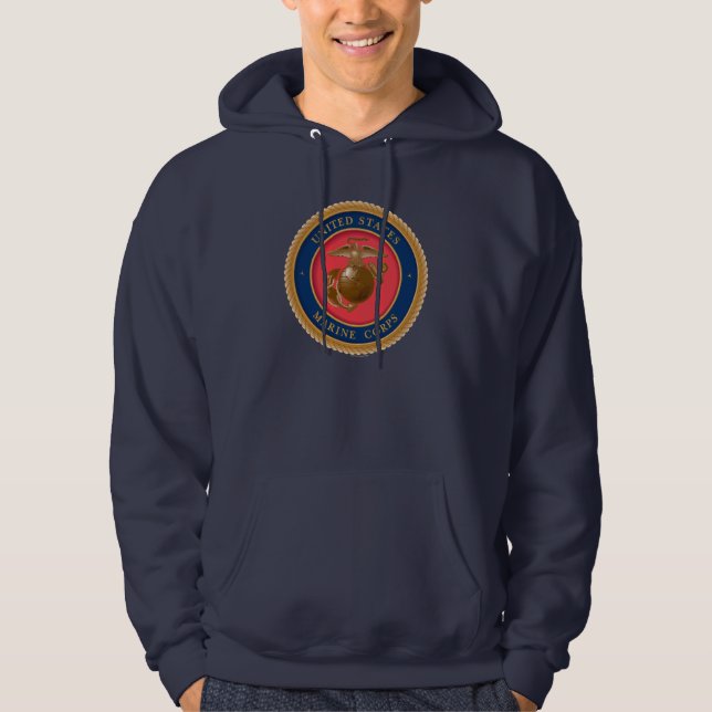 Marine Corps Seal 2 Hoodie (Front)