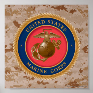 Marine Corps Posters | Zazzle