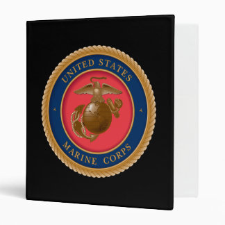 Marine Corps Seal 3 Ring Binder