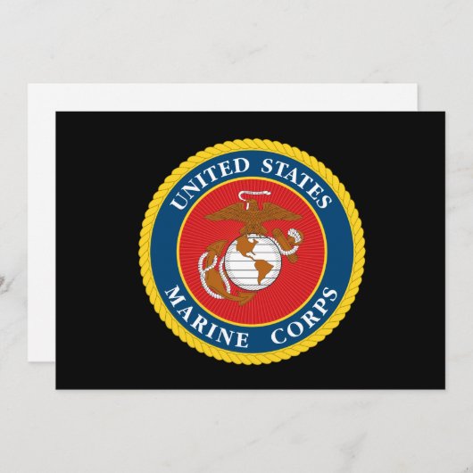 Marine Corps Seal - Flat (Front/Back)