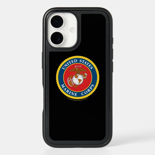 Marine Corps Seal - Flat Otterbox iPhone Case (Back)