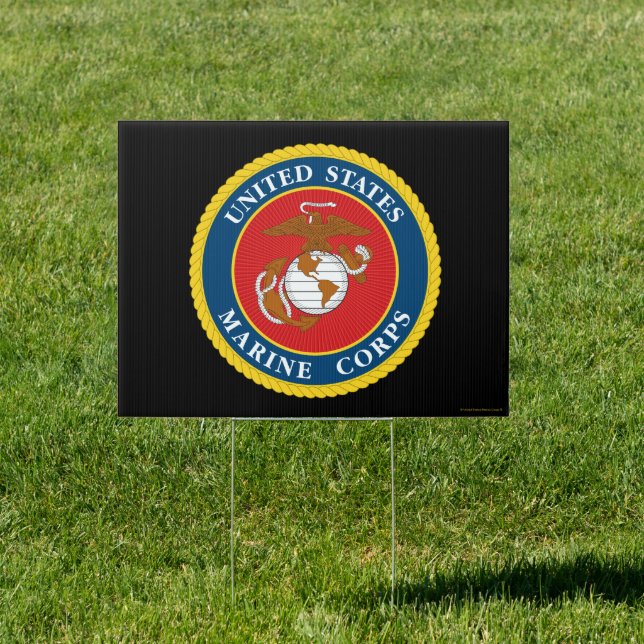 Marine Corps Seal - Flat Sign (Insitu)