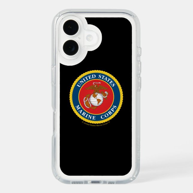 Marine Corps Seal - Flat Speck iPhone Case (Front)