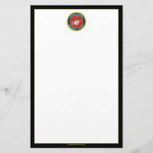 Marine Corps Seal - Flat Stationery
