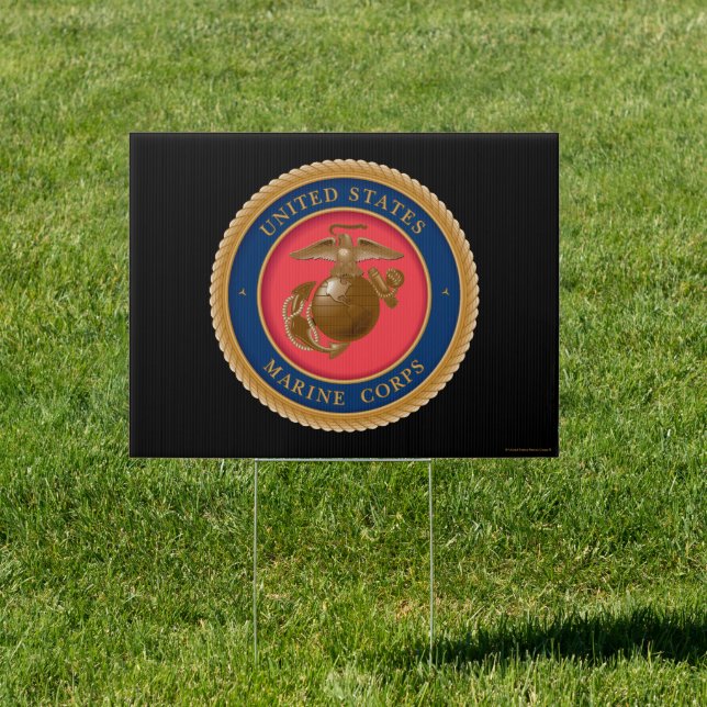 Marine Corps Seal Sign (Insitu)