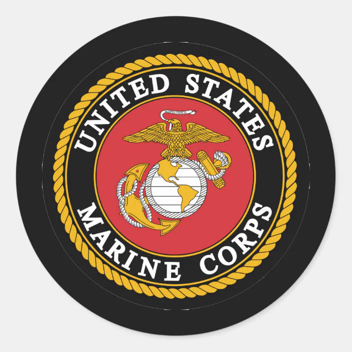 United States Marine Corps USMC Marines seal sticker decal 4" x 4" 