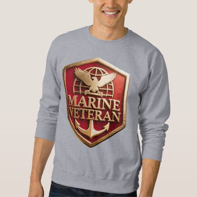 Marine Corps Veteran Sweatshirt (Front)