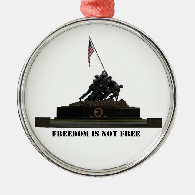 Marine Corps War Memorial Circle Ornament (Front)